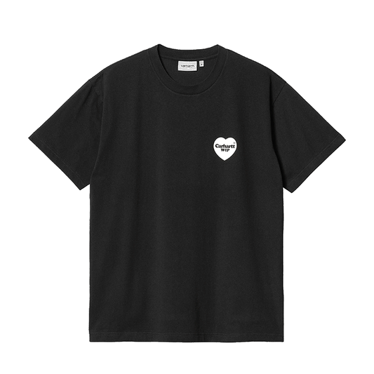 S/S Heart Bandana Black