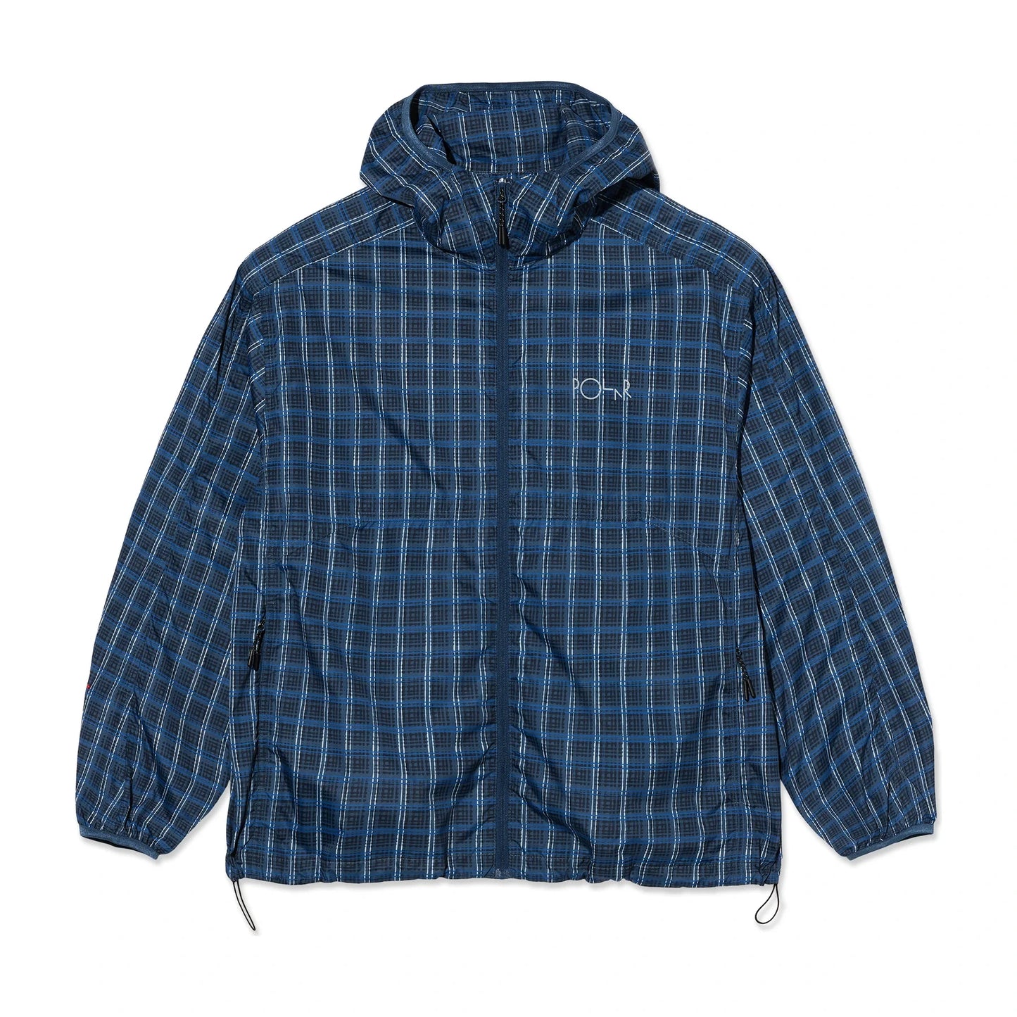 Chase Light Shell Jacket Blue Check