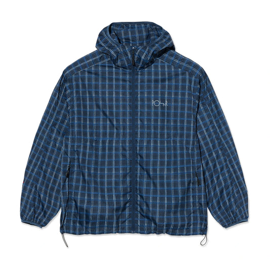 Chase Light Shell Jacket Blue Check