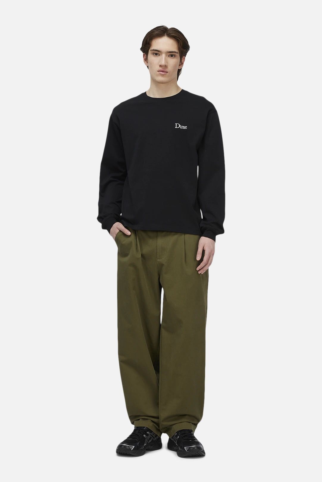 Classic Small Logo LS T-Shirt Black