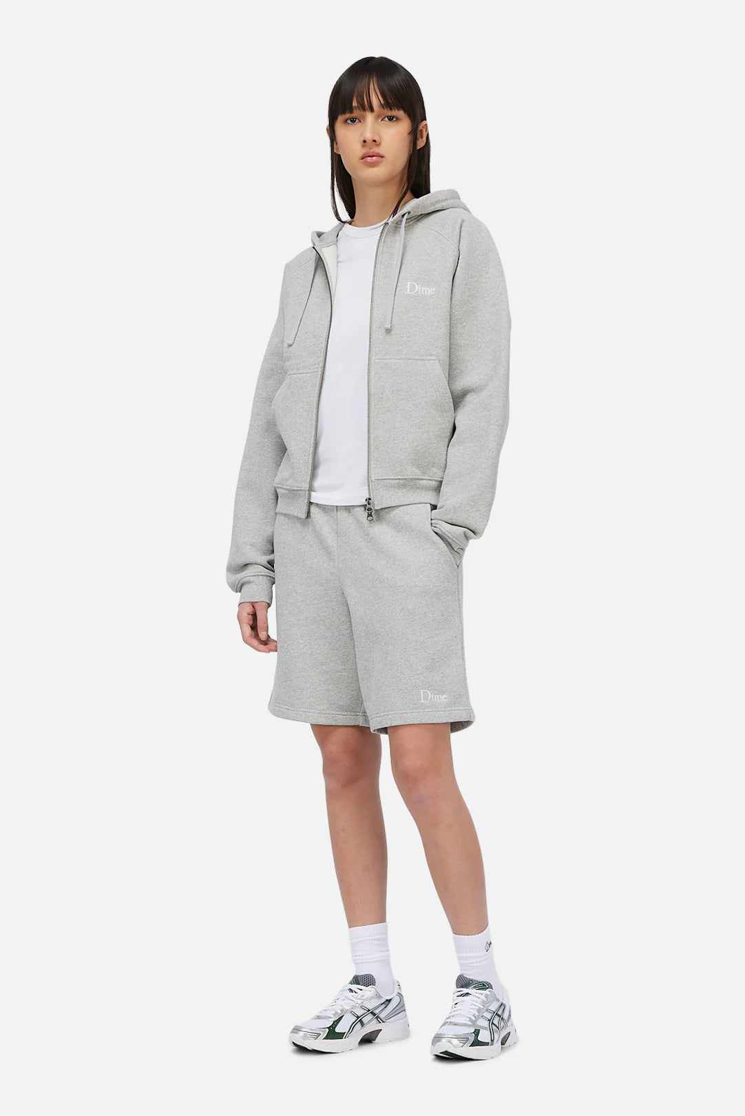 Classic Small Logo Sweatshorts Heather Gray