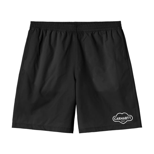 Cloud Heart Swim Trunks Black