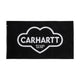 Cloud Heart Towel Black / White