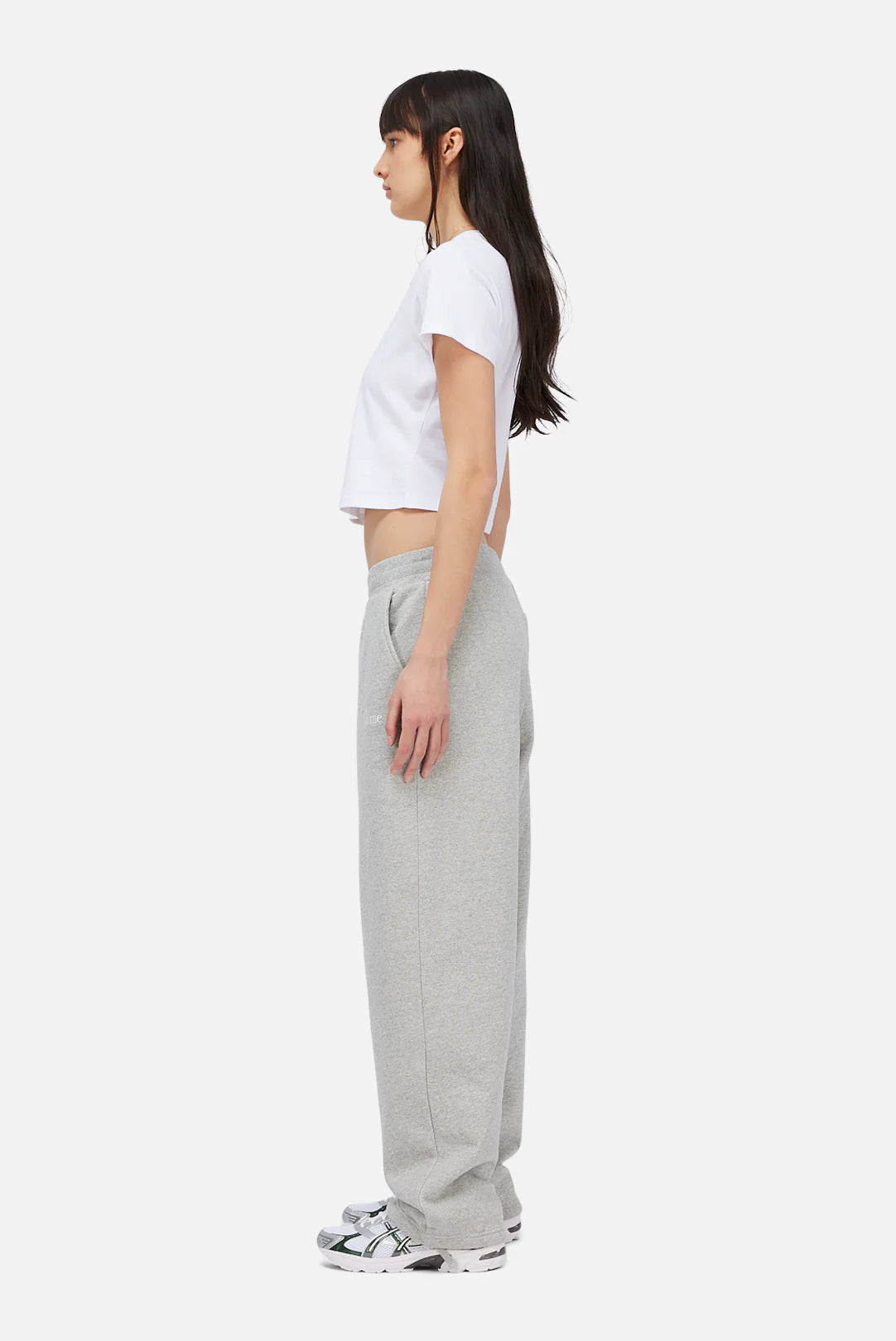 W’ Cursive Tee White