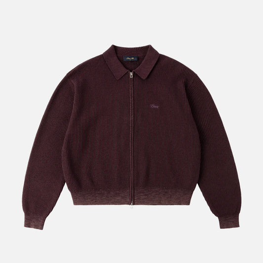 Double Zip Knit Wine