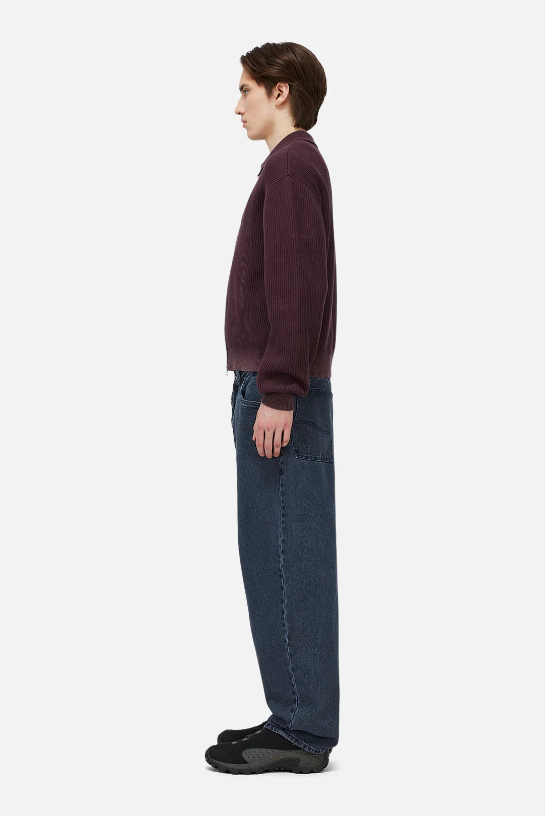 Double Zip Knit Wine