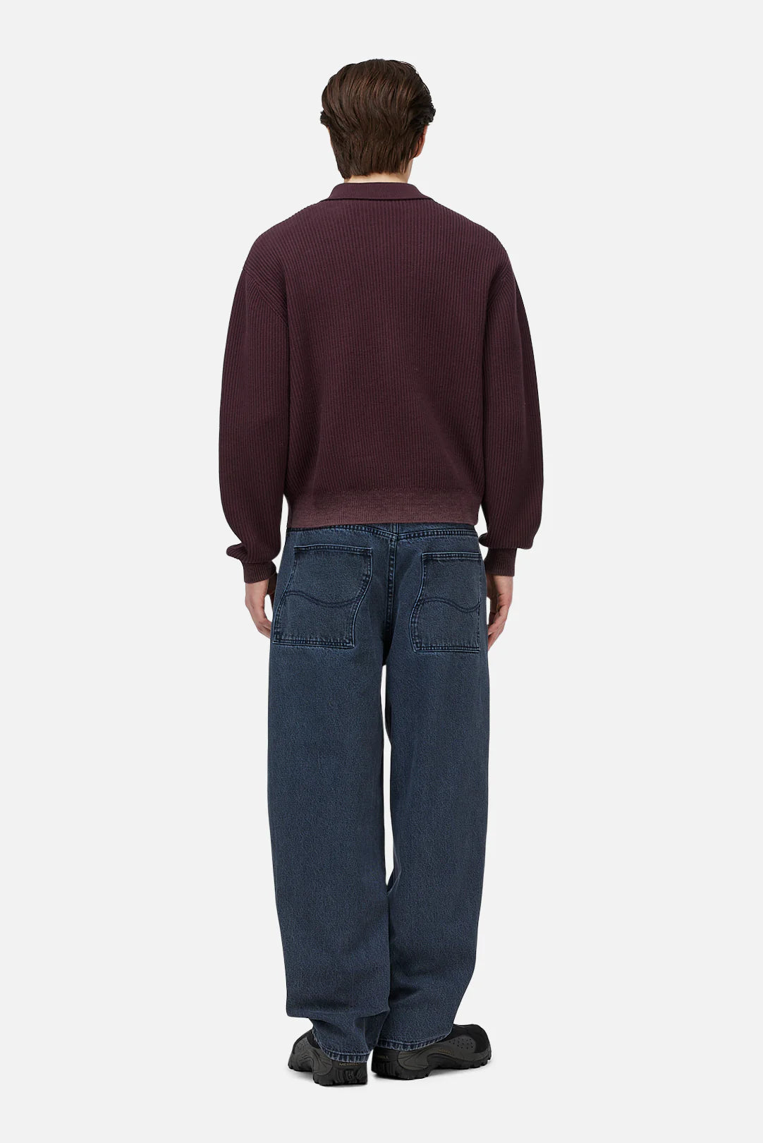 Double Zip Knit Wine