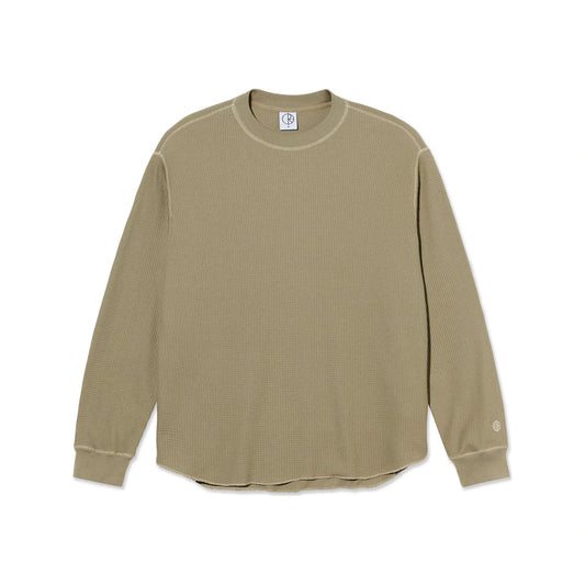 Dylan LS Tee Khaki Green/Taupe