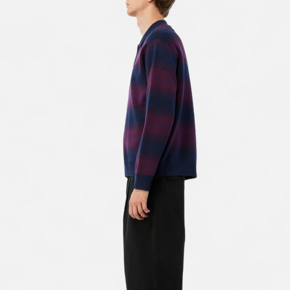 Striped Rugby Knit Navy