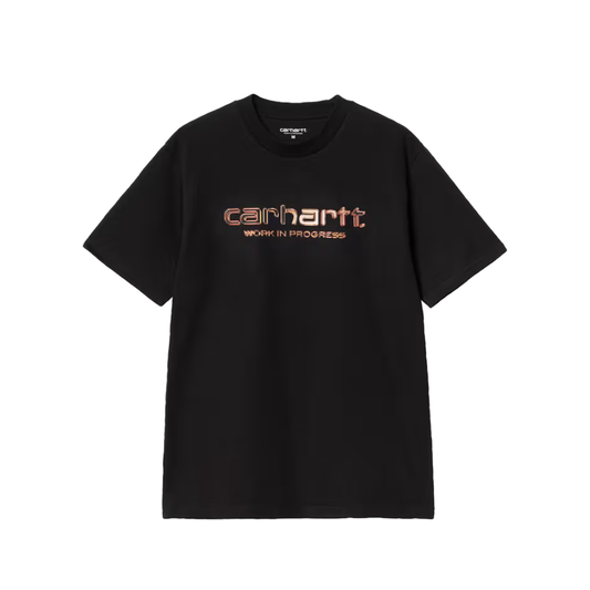 S/S Solar Chrome Script T-Shirt Black
