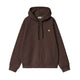 Hooded American Script Jacket Palisander