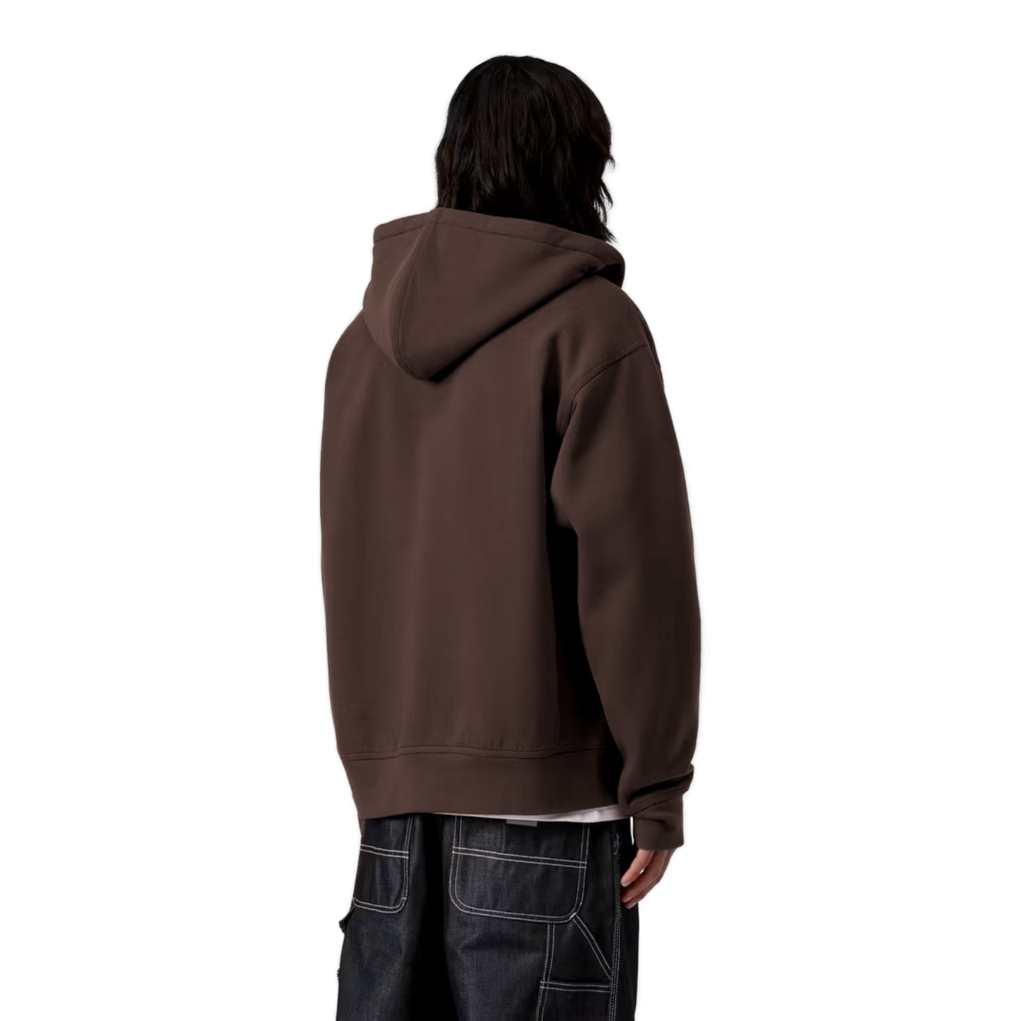 Hooded American Script Jacket Palisander