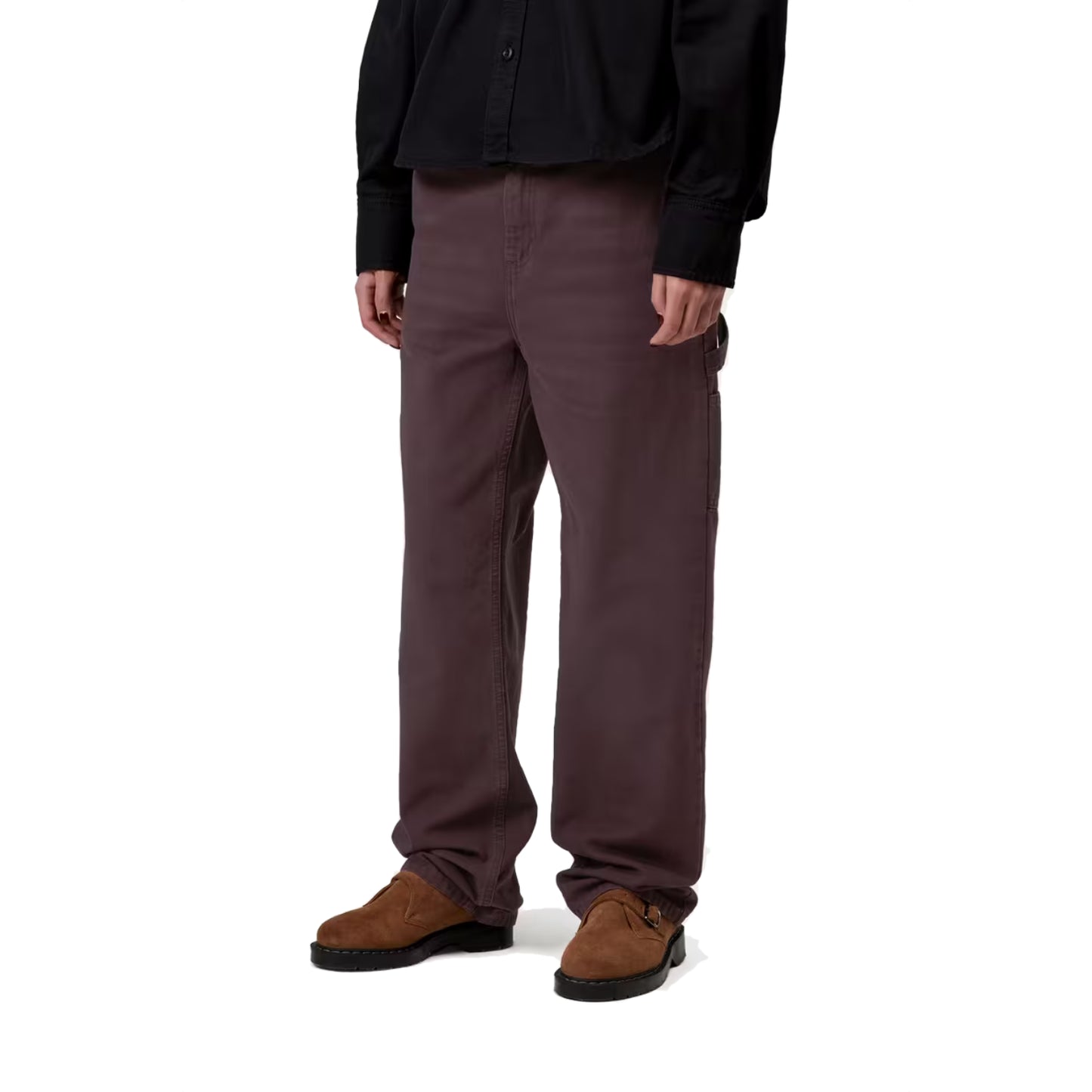 W’ Pierce Pant Straight Palisander Stone Canvas