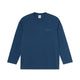 Steve Tee LS Stroke Logo Space Blue