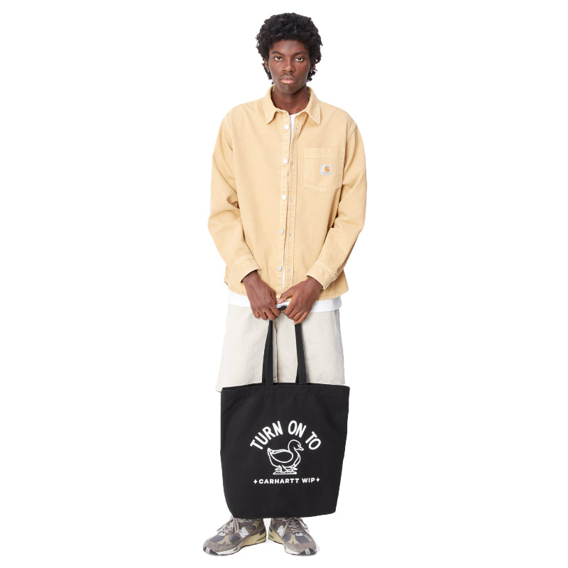 Stamp Tote Black