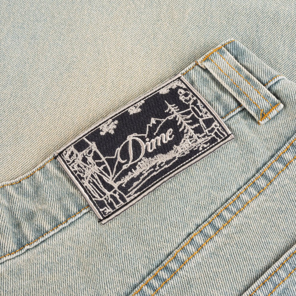 Baggy Denim Pants – Sandblasted Sky Blue