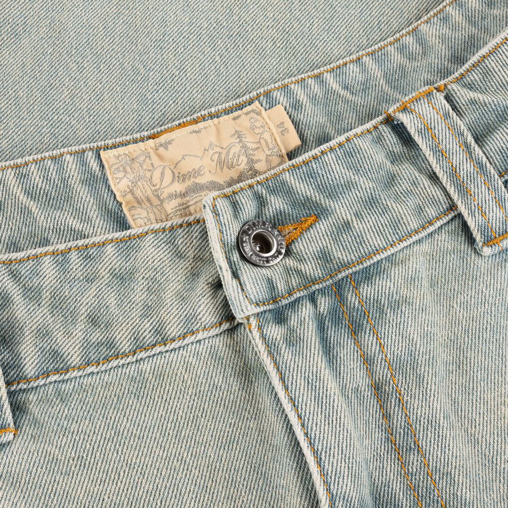 Baggy Denim Pants – Sandblasted Sky Blue
