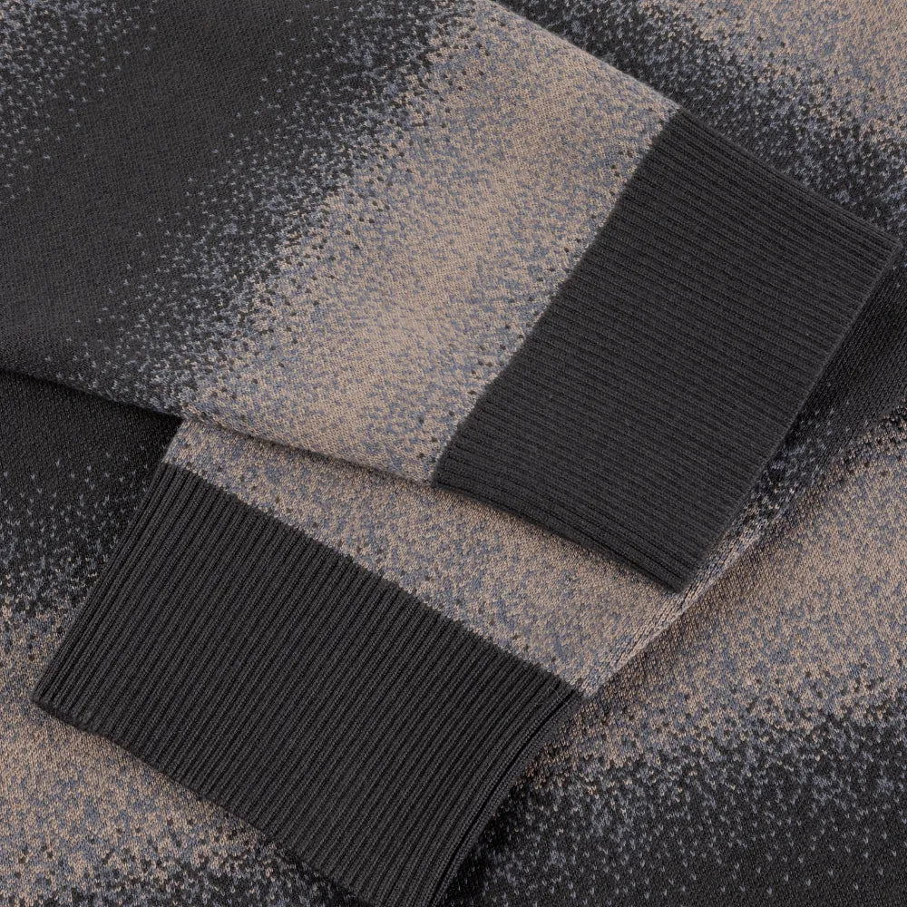 Striped Rugby Knit Charcoal