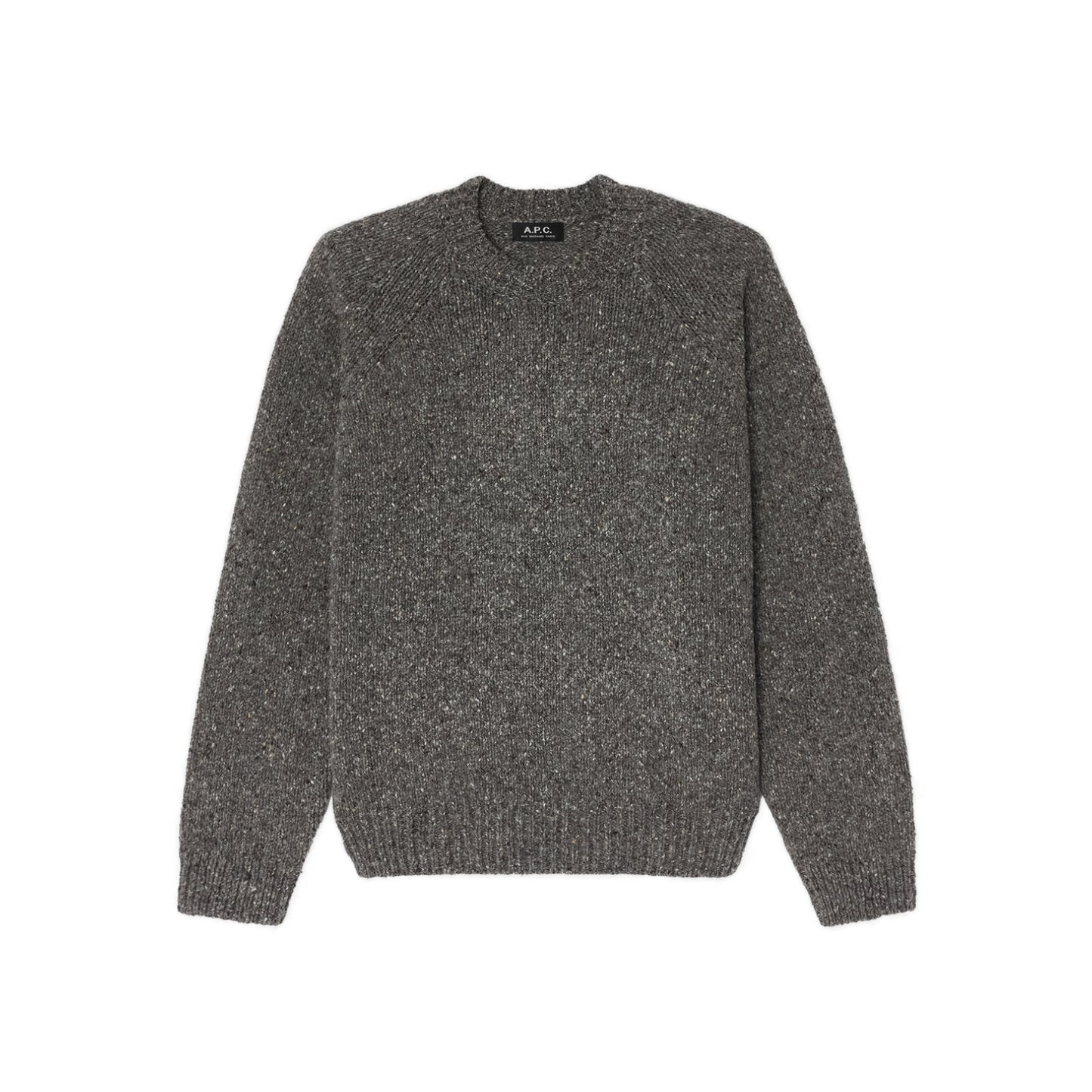 CREW NECK JUMPER GRIS CHINE