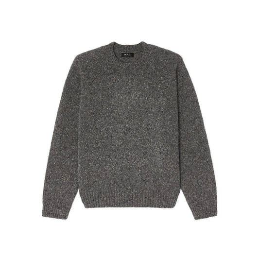 CREW NECK JUMPER GRIS CHINE