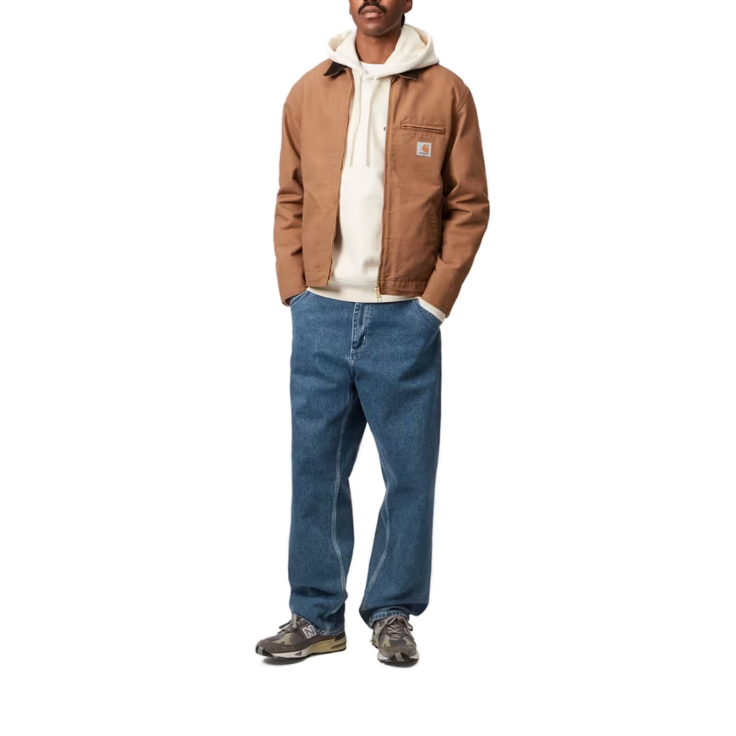 Simple Pant Blue, Stone washed