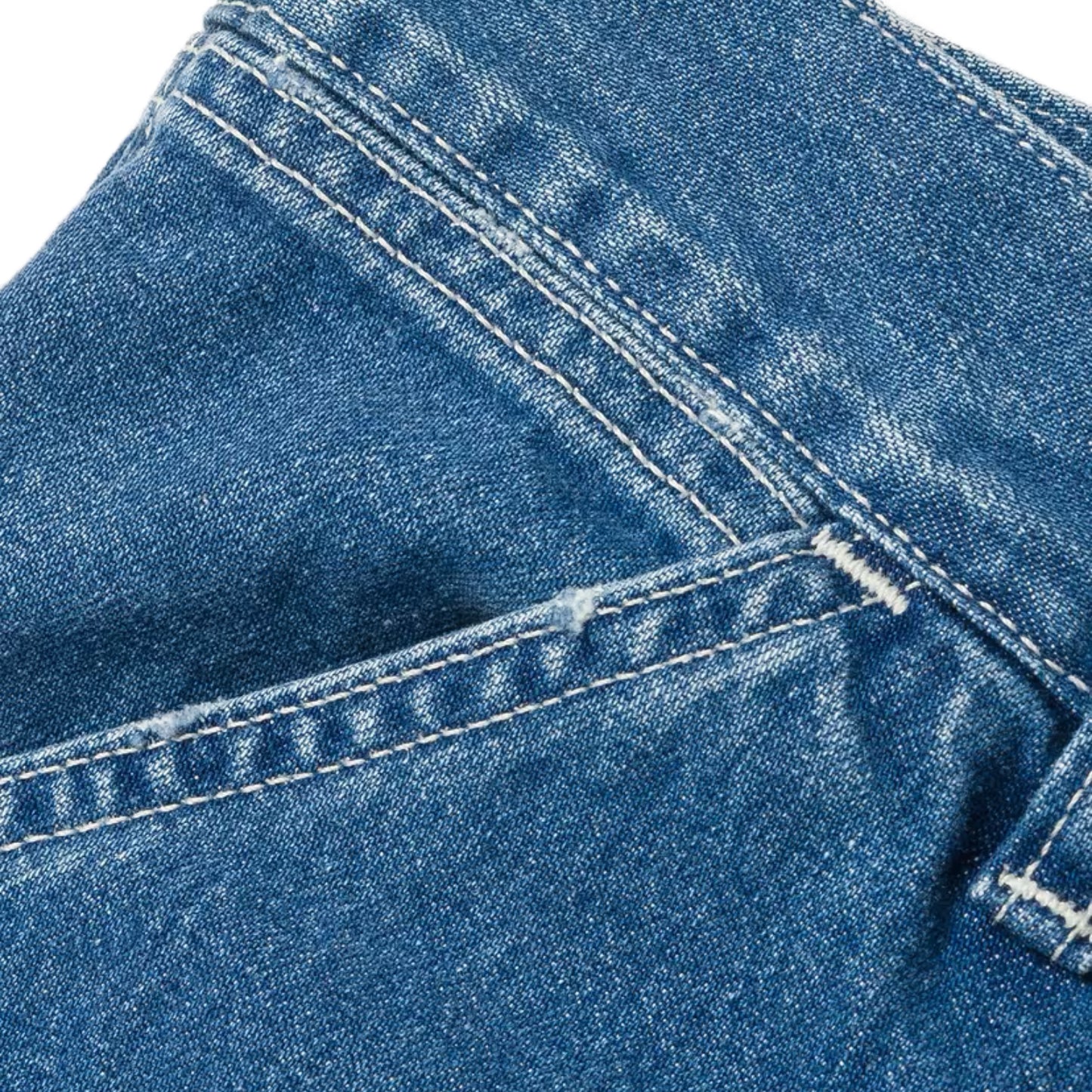 Simple Pant Blue, Stone washed