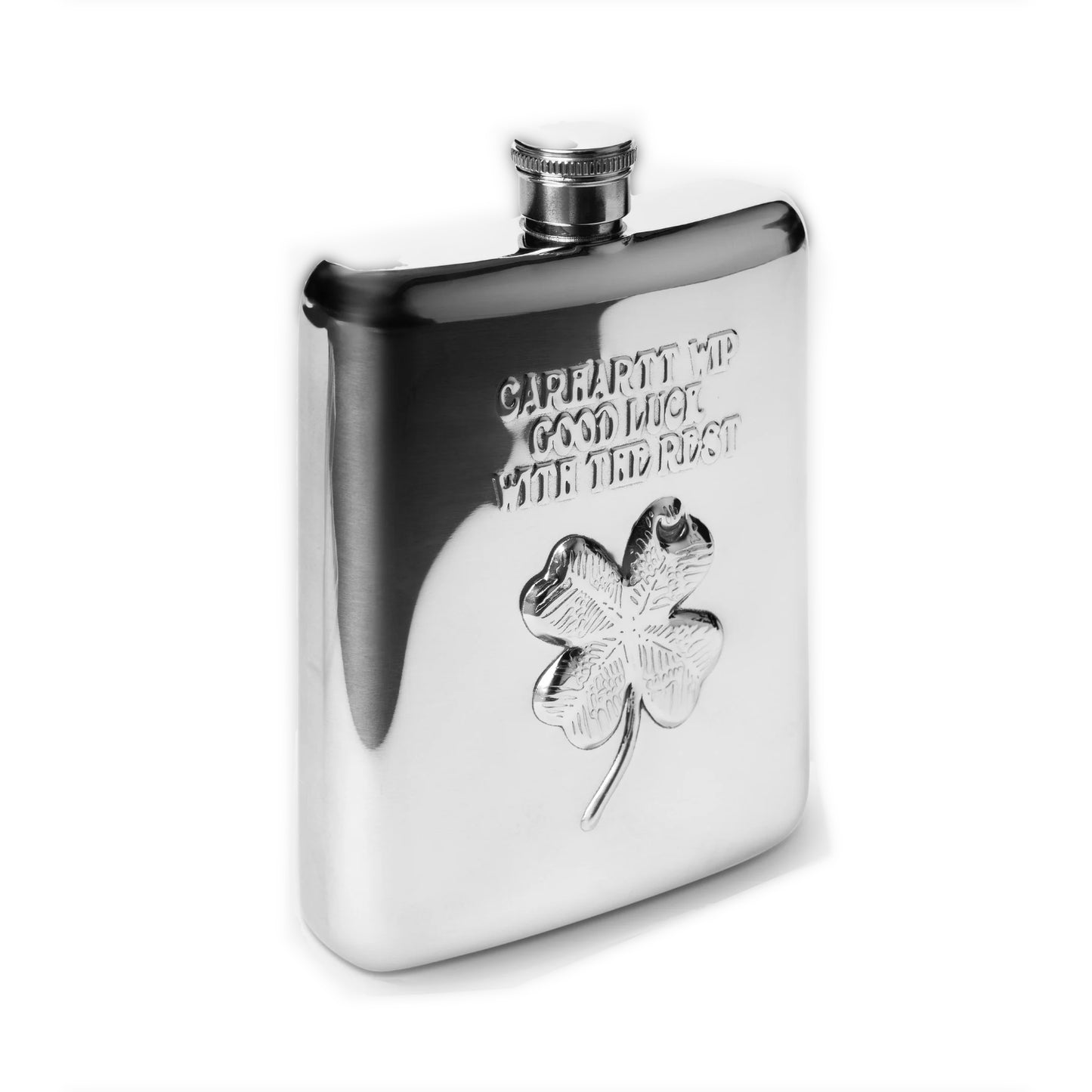 Clover Flask Silver