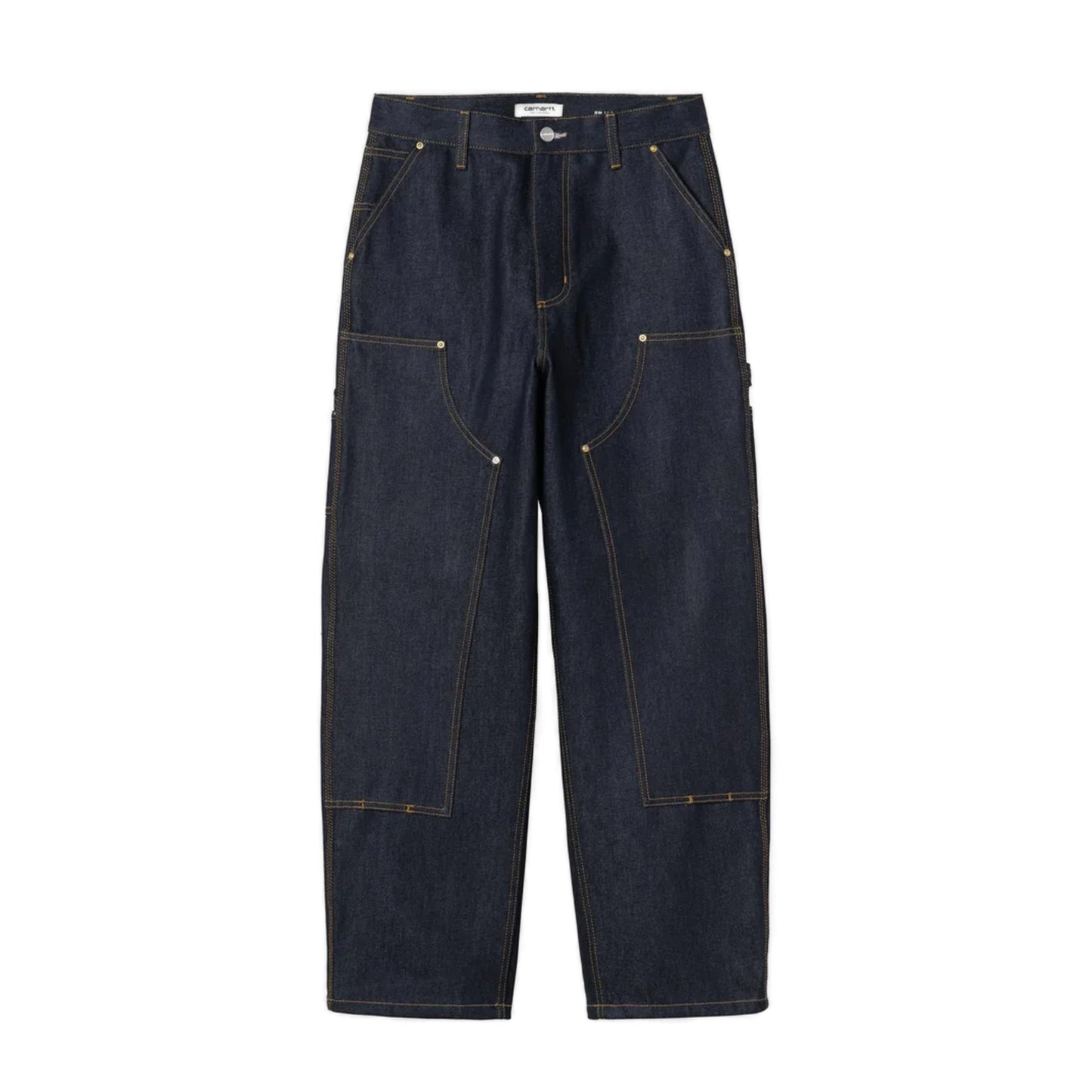 W' Brandon Double Knee Pant Blue (Rigid)