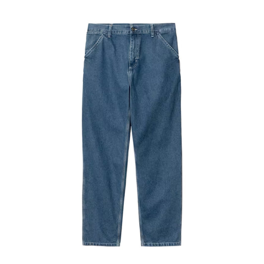 Simple Pant Blue, Stone washed