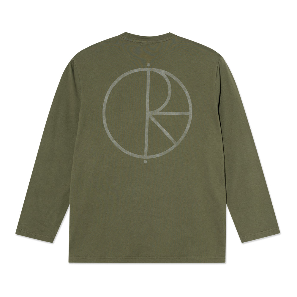 Steve Tee LS Stroke Army Green