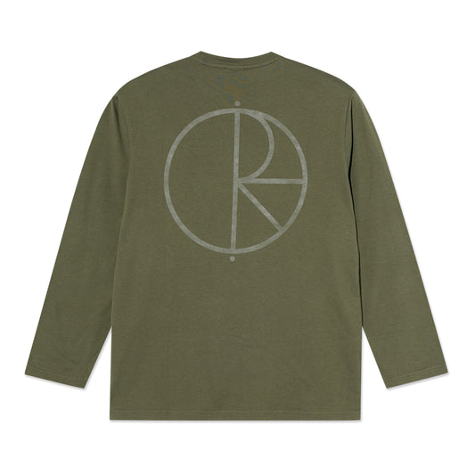 Steve Tee LS Stroke Army Green