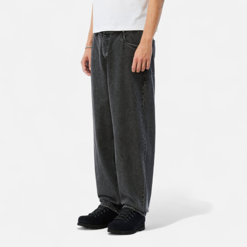 Baggy Denim Pants Knowtomatic Black