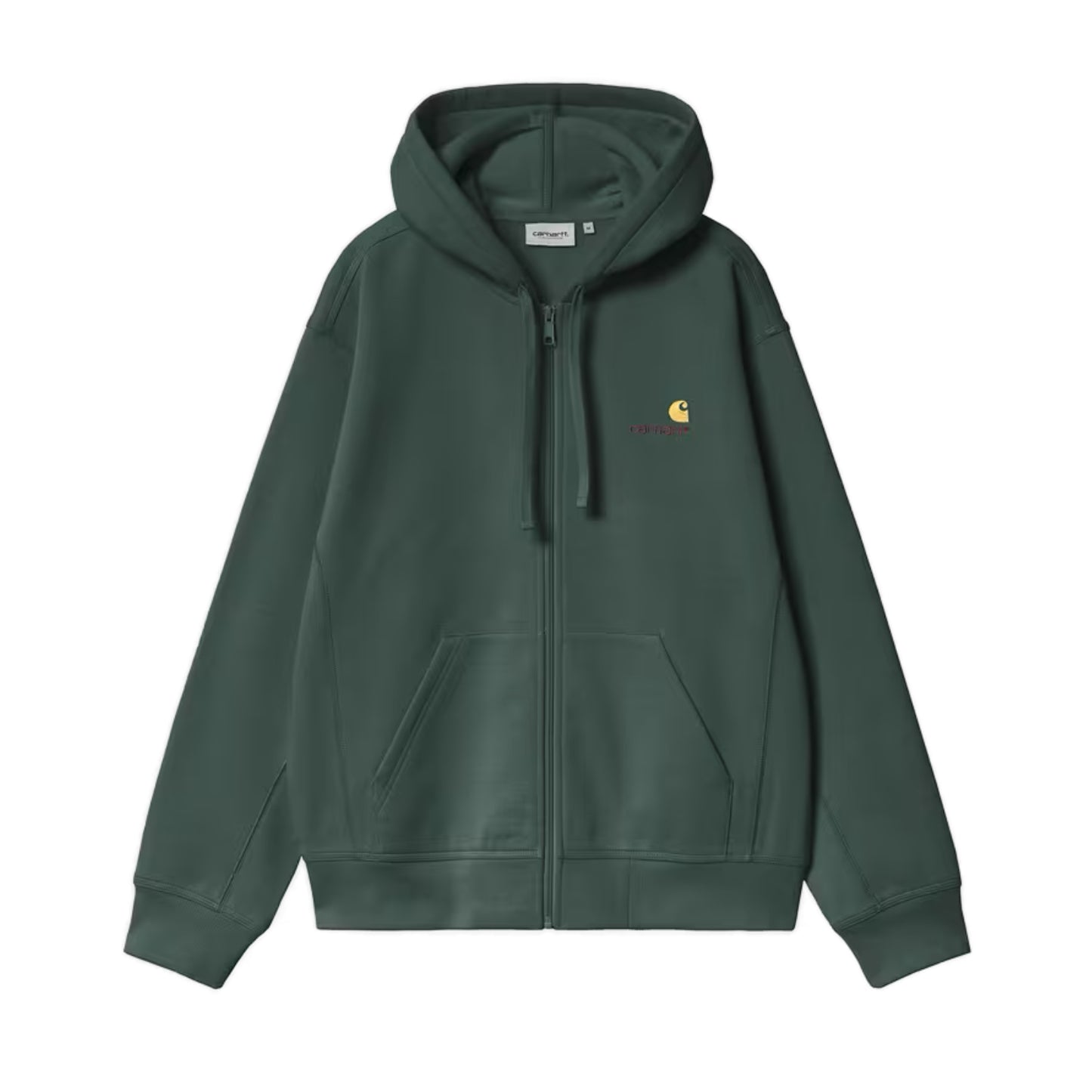 Hooded American Script Jacket Kale Green
