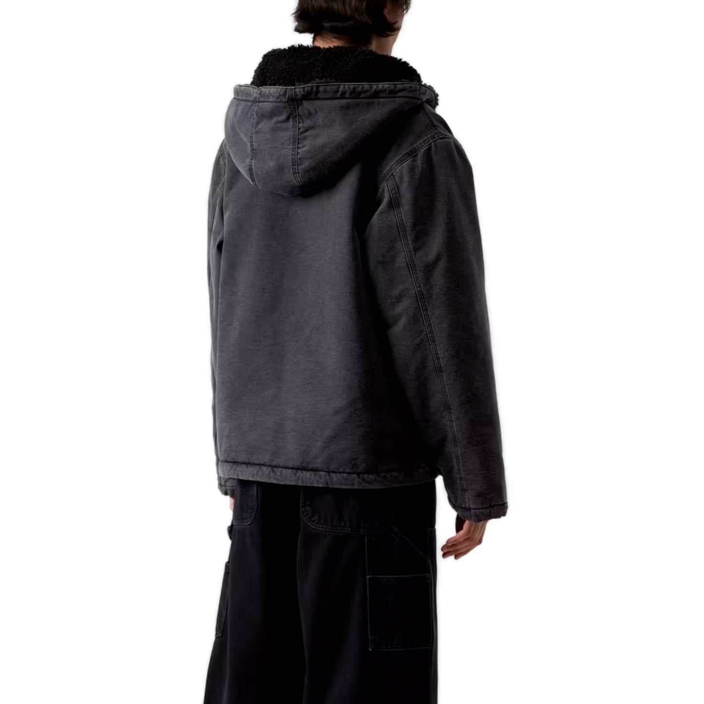 W' Hooded Mitch Jacket Black / Dusky Canvas