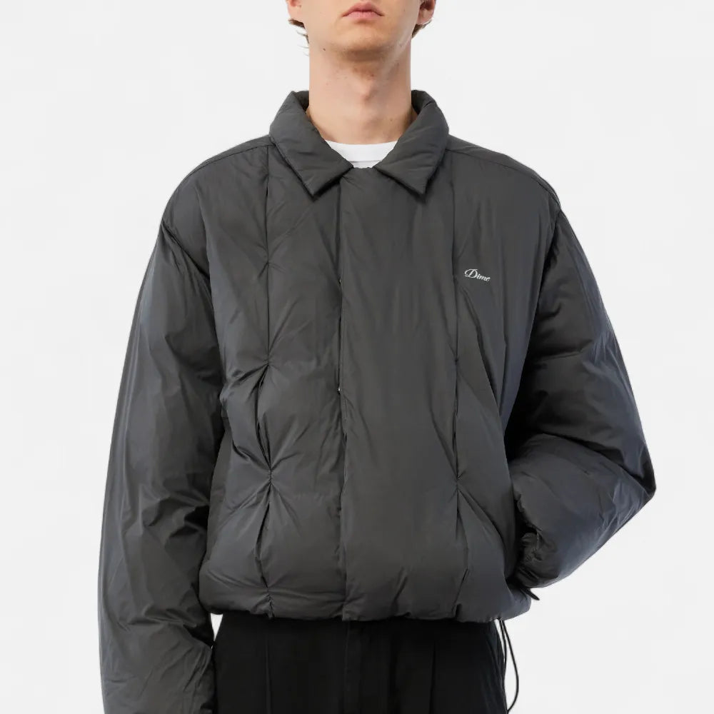 Pleated Puffer Charcoal