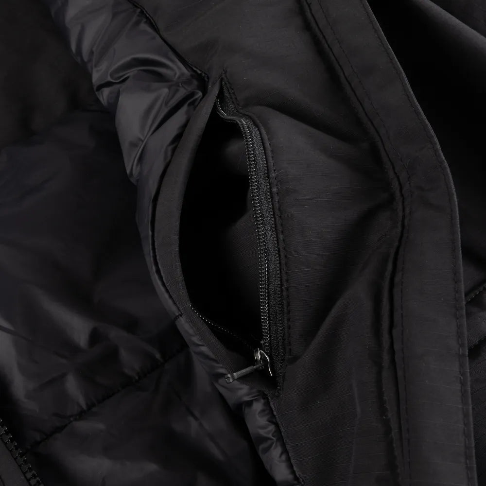 Quilted Ripstop Puffer Black