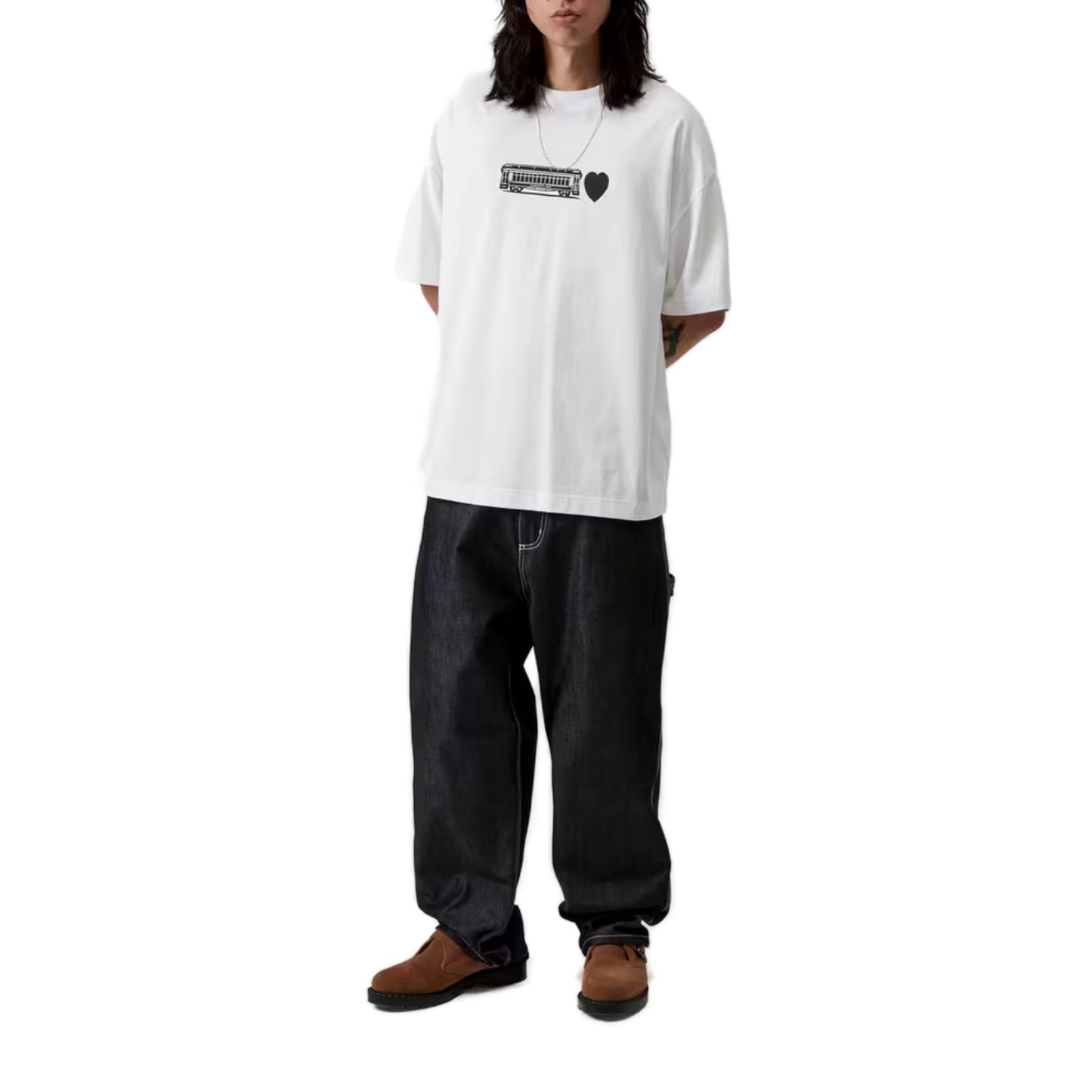 S/S Deconstructed Label T-Shirt