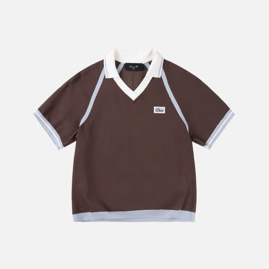 W' Knitted Jersey Brown