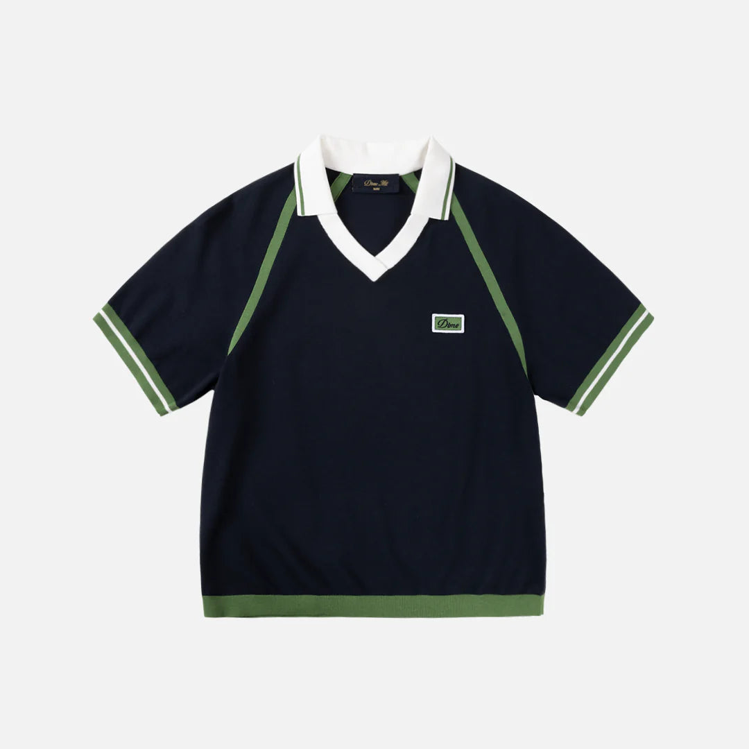 W' Knitted Jersey Navy