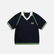 W' Knitted Jersey Navy