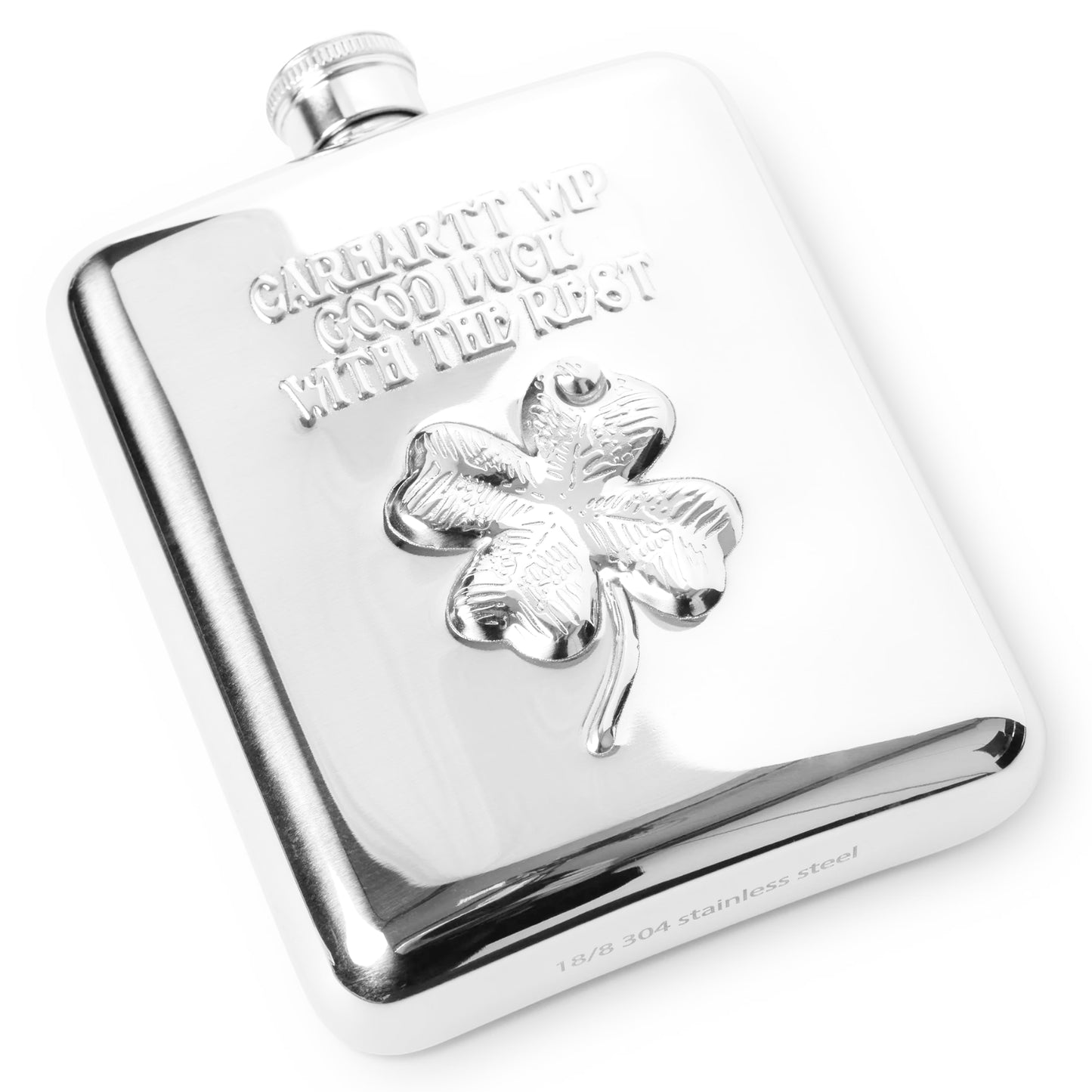 Clover Flask Silver