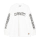 L/S Camo Snake T-Shirt White heavy stone
