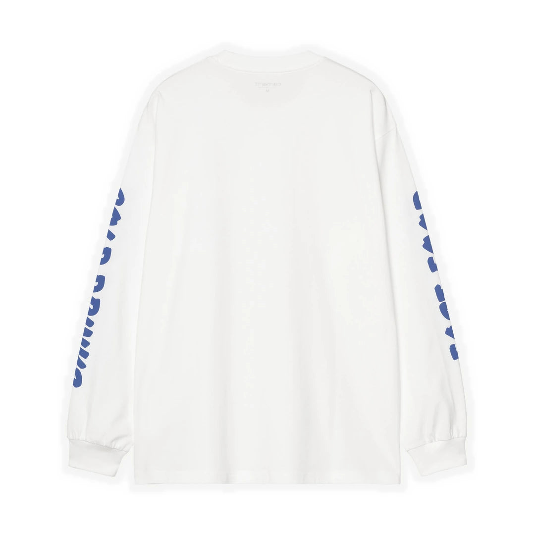L/S Cold Drinks T-Shirt White