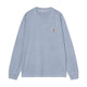 L/S Nelson T-Shirt Gentle Blue garment dyed