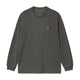 L/S Nelson T-Shirt Black garment dyed