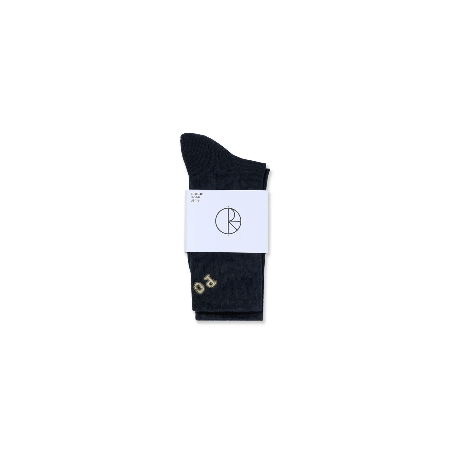 Large Rib Socks College Dark Navy