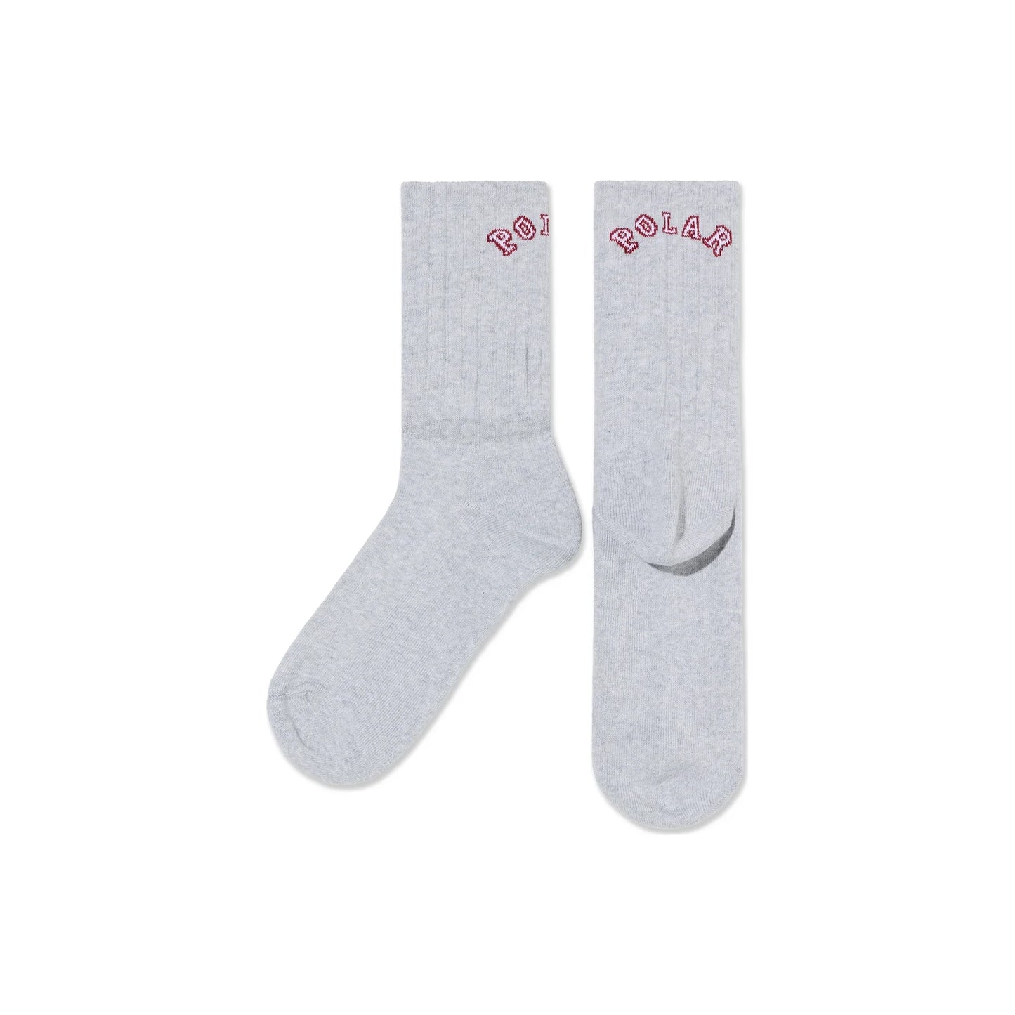 Large Rib Socks College Heather Grey