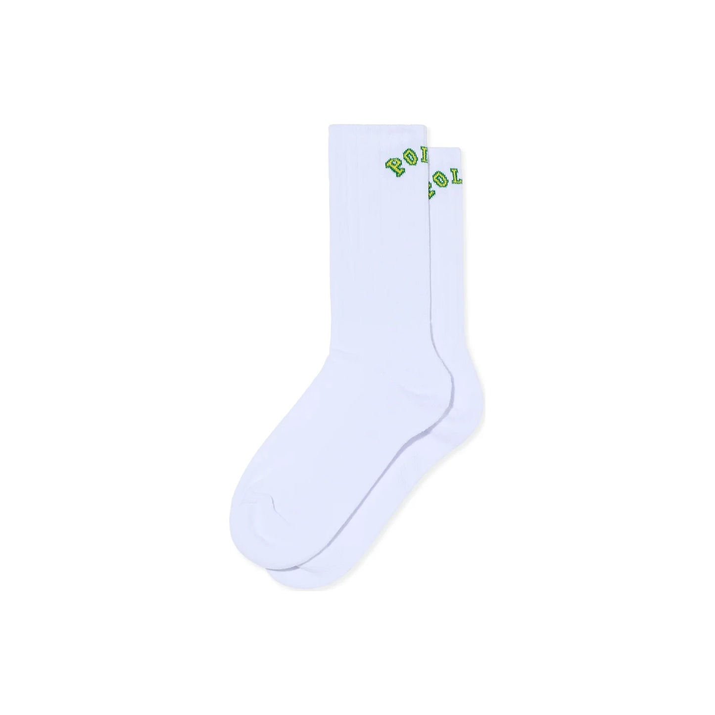 Large Rib Socks College White