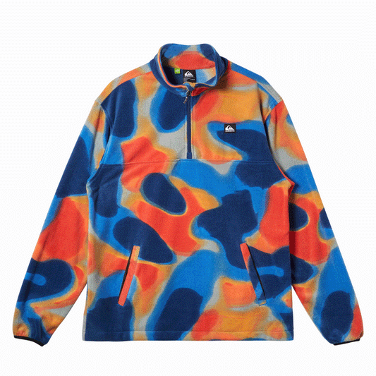 Surf Days Half Zip Spray Camo