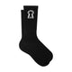 Locked Socks Black / White